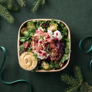 Salat med chevre, blomkål og bacon