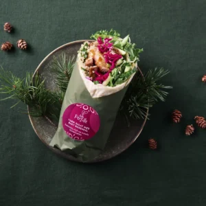 Wraps med soyastekt ribbe og asiatiske smaker