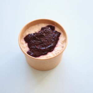 Kjøleskapsgrøt med blåbær